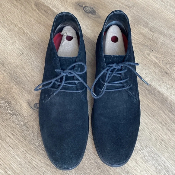 Lindbergh Men's Short Suede Chukka Boot 100% Nubuck Cow Suede - Picture 6 of 14